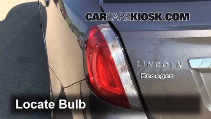 2011 Lincoln MKS 3.7L V6 Lights Brake Light (replace bulb)
